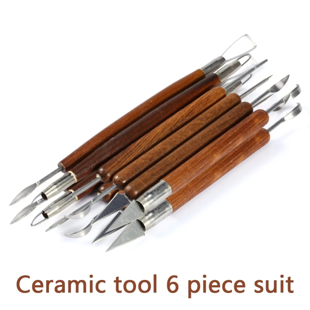 Workshop Tools For Carpentry - 6 pièces outil de sculpture poterie