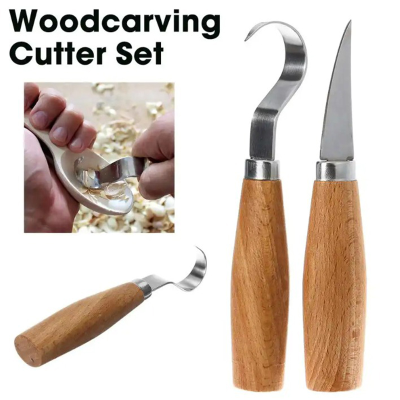 Workshop Tools For Carpentry - Couteau de sculpture sur bois, ciseau,