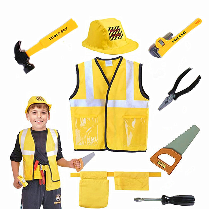 Tools Workshop Kids - Costume de gilet de travailleur de