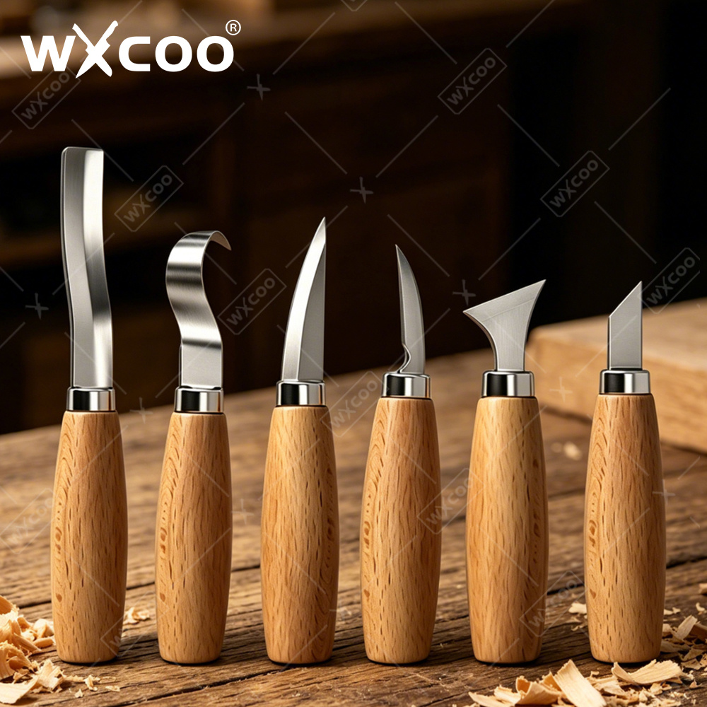 Workshop Tools For Carpentry - WXCOO Couteau-ciseau ergonomique pour la sculpture