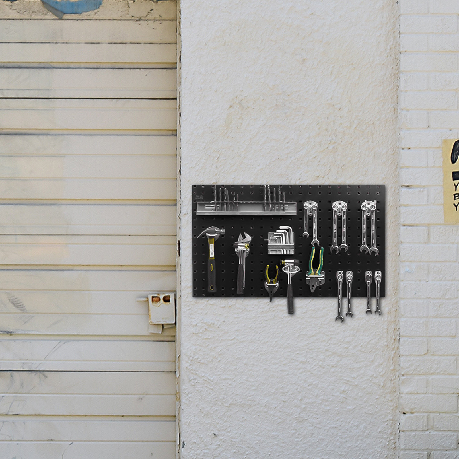 1 panneau perforé en acier gal - Workshop Tools.Hanging Board avis et prix